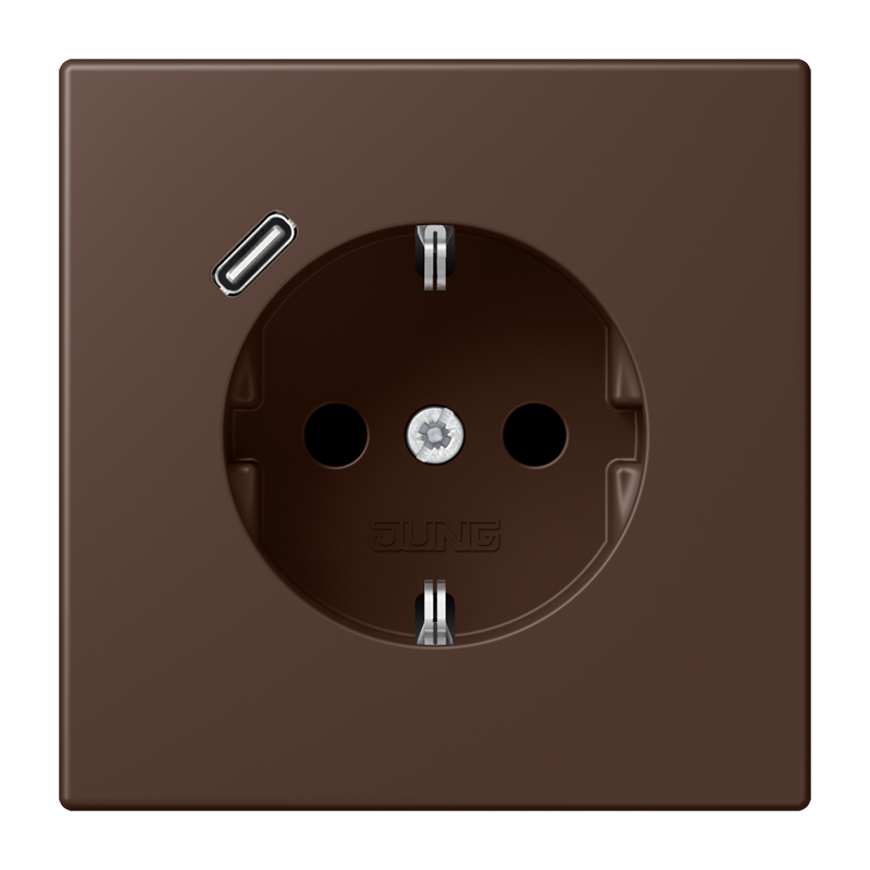 Изображение LC1520-18C239  SCHUKO® socket with USB charger - завод JUNG