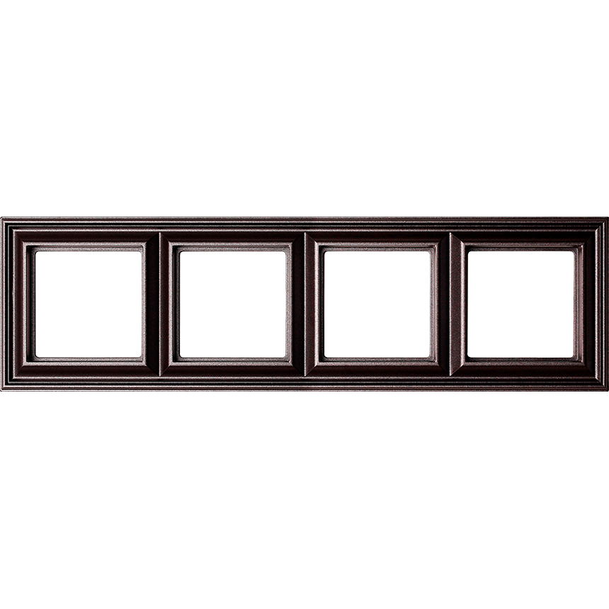 Изображение EPD484AN  Рамка 4-кратная - Eco Profi Deco (антрацит) - завод JUNG