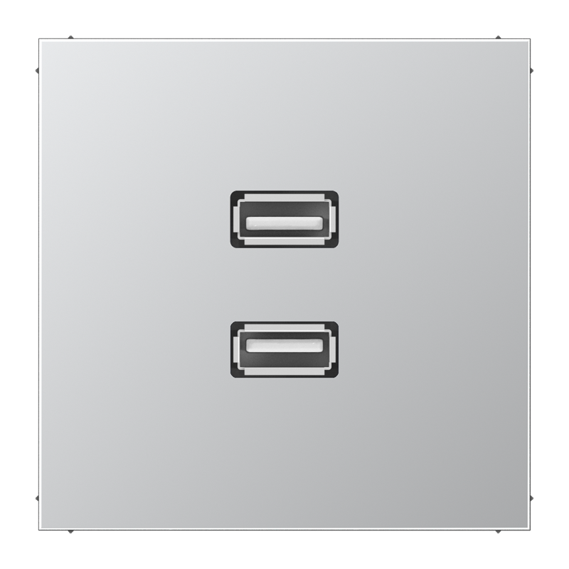 Изображение MAAL1153  2 x USB 2.0 - завод JUNG