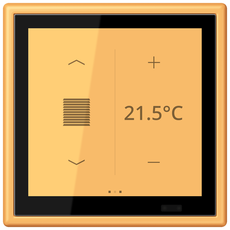 Изображение LC459D1S254  KNX комнатный контроллер LS TOUCH - завод JUNG
