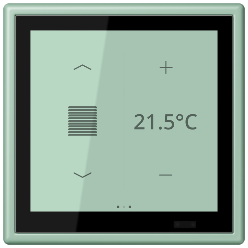 Изображение LC459D1S217  KNX комнатный контроллер LS TOUCH - завод JUNG