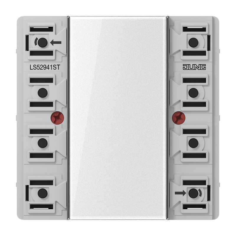 Изображение LS52941ST  KNX кнопочный модуль универсальный, 4 группы - завод JUNG