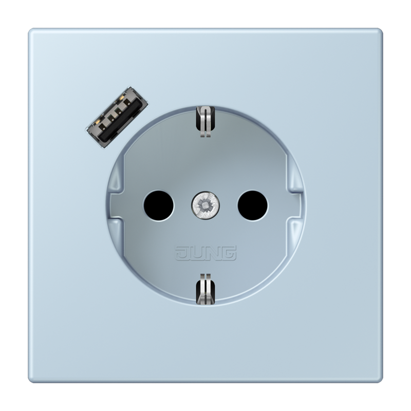 Изображение LC1520-18A208  SCHUKO® socket with USB charger - завод JUNG