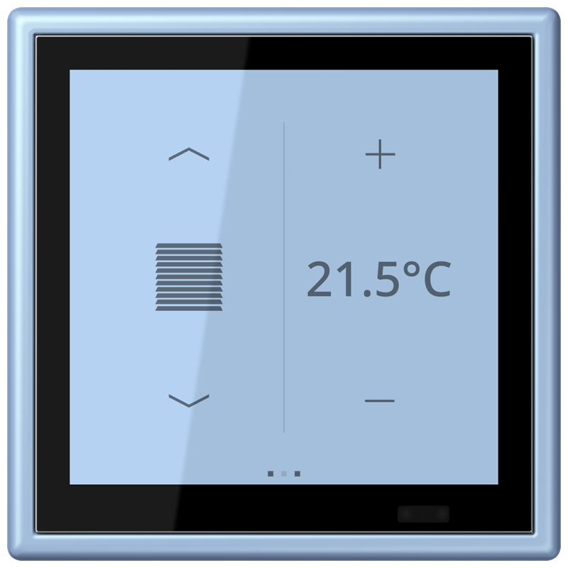 Изображение LC459D1S207  KNX комнатный контроллер LS TOUCH - завод JUNG