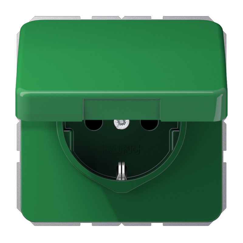 Изображение CD1520BFKIKLGN  SCHUKO®-розетка 16 A / 250 B ~ - завод JUNG
