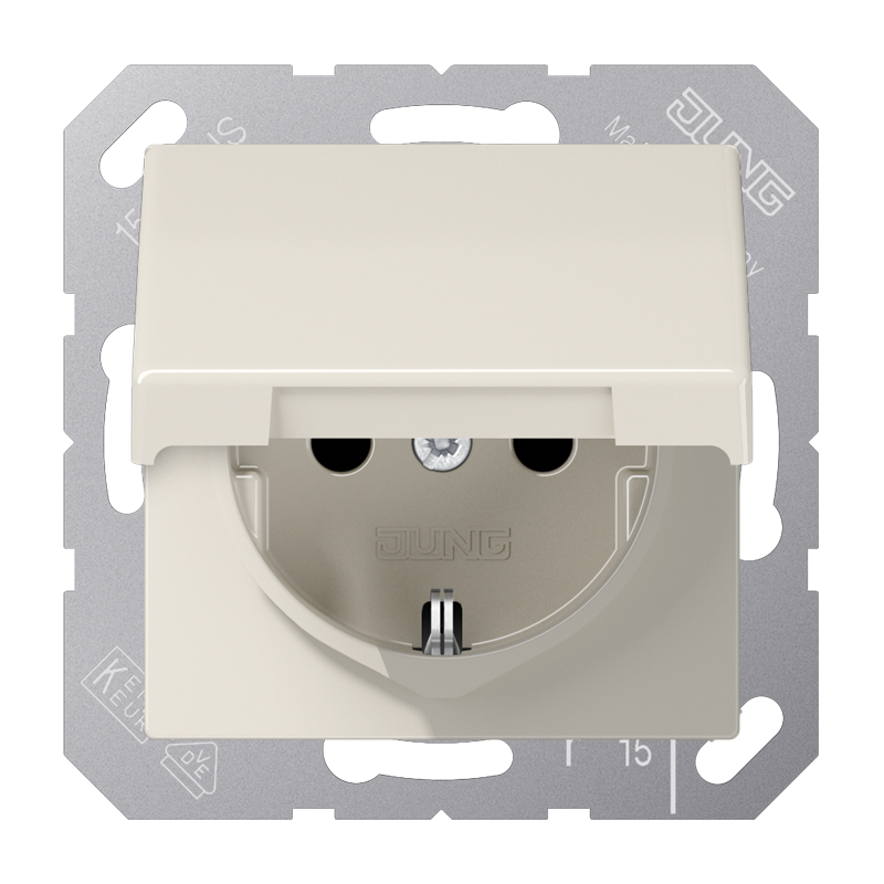 Изображение AS1521KL  SCHUKO®-розетка 16 A / 250 B ~ - завод JUNG