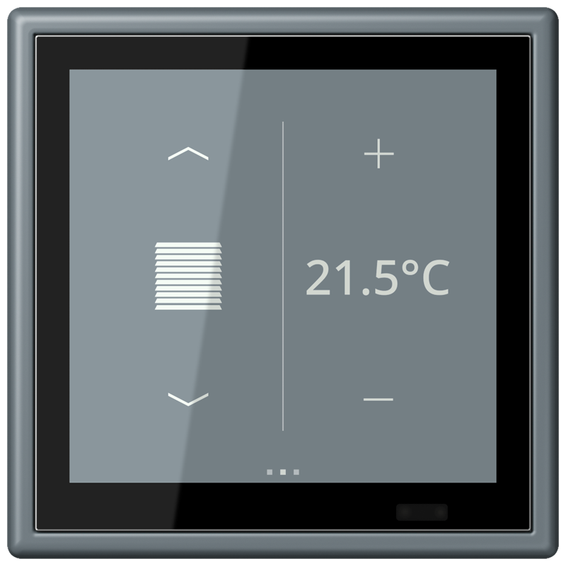 Изображение LC459D1S251  KNX комнатный контроллер LS TOUCH - завод JUNG