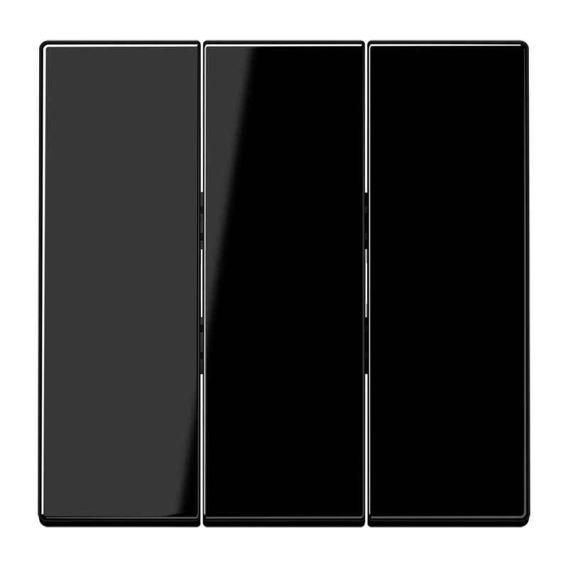 Изображение LS993BFSW  Клавиша тройная - LS (черный) - завод JUNG