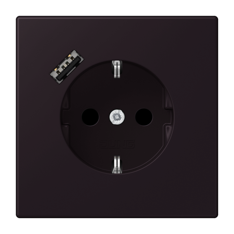 Изображение LC1520-18A248  SCHUKO® socket with USB charger - завод JUNG