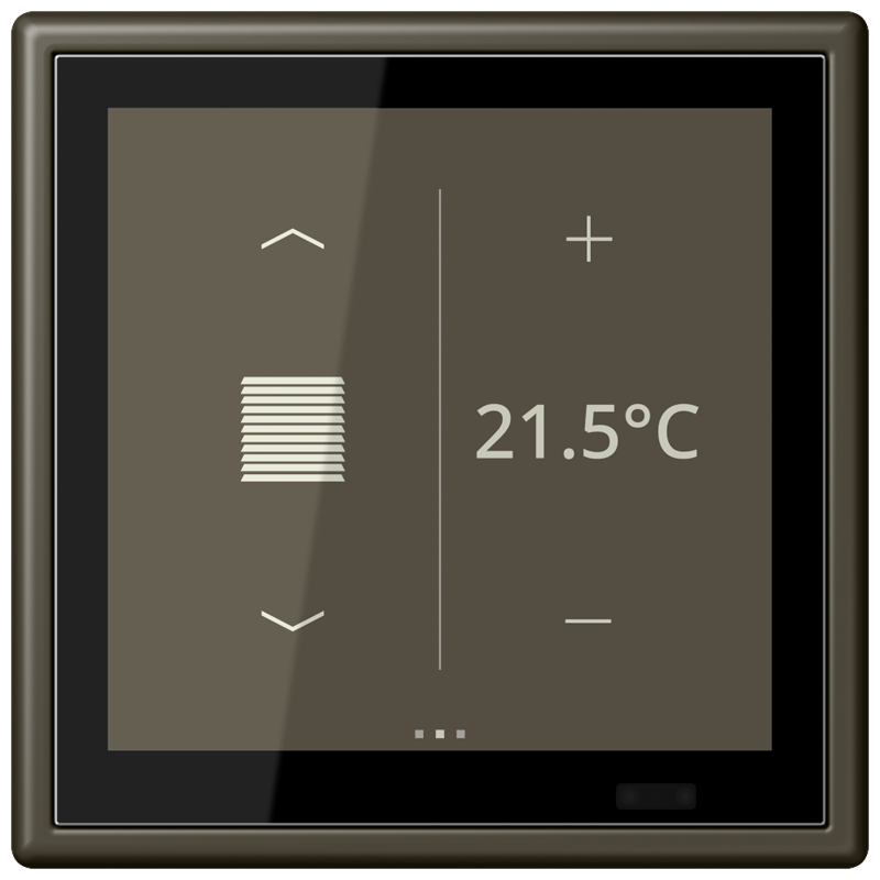 Изображение LC459D1S241  KNX комнатный контроллер LS TOUCH - завод JUNG
