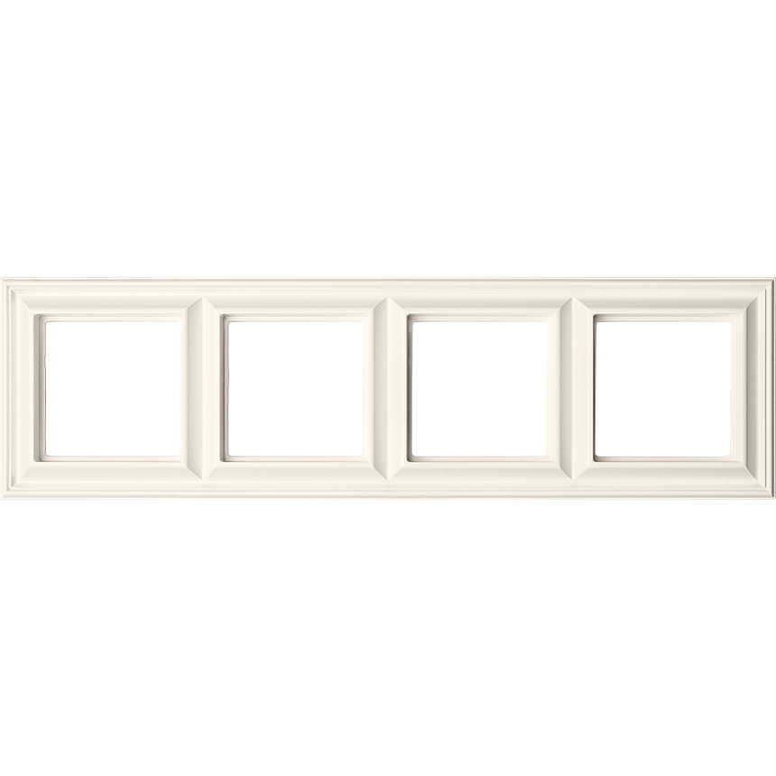 Изображение EPD484  Рамка 4-кратная - Eco Profi Deco (слоновая кость) - завод JUNG