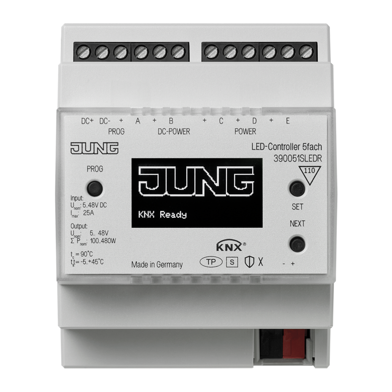 Изображение 390051SLEDR  KNX LED-контроллер, 5 каналов - завод JUNG