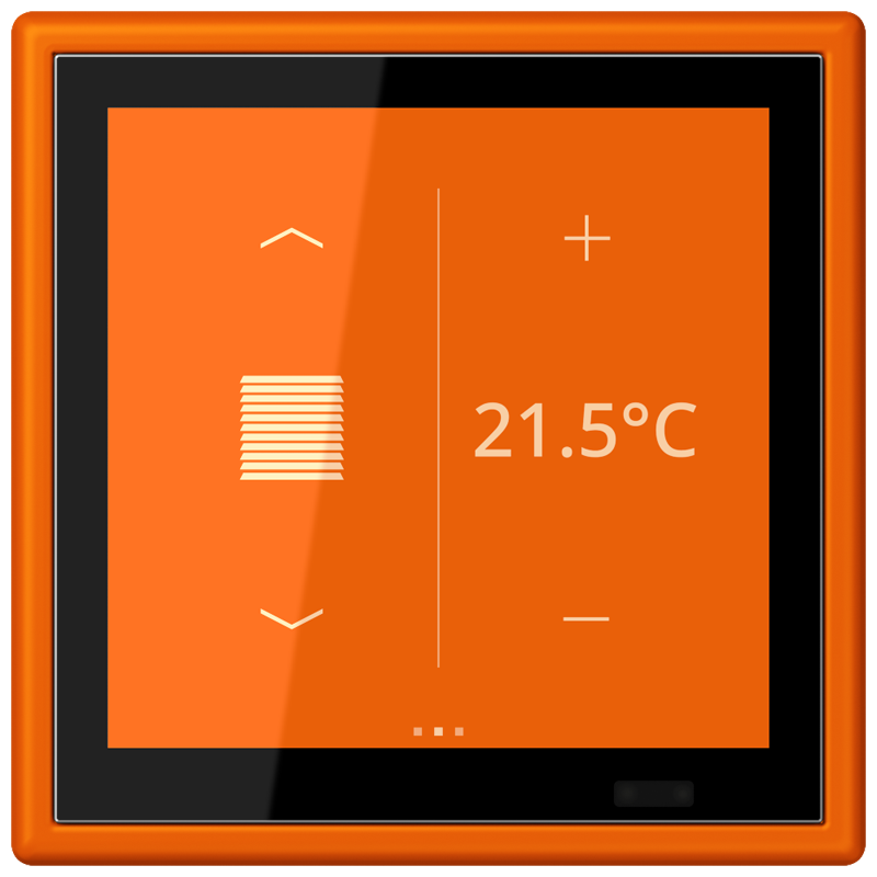 Изображение LC459D1S224  KNX комнатный контроллер LS TOUCH - завод JUNG