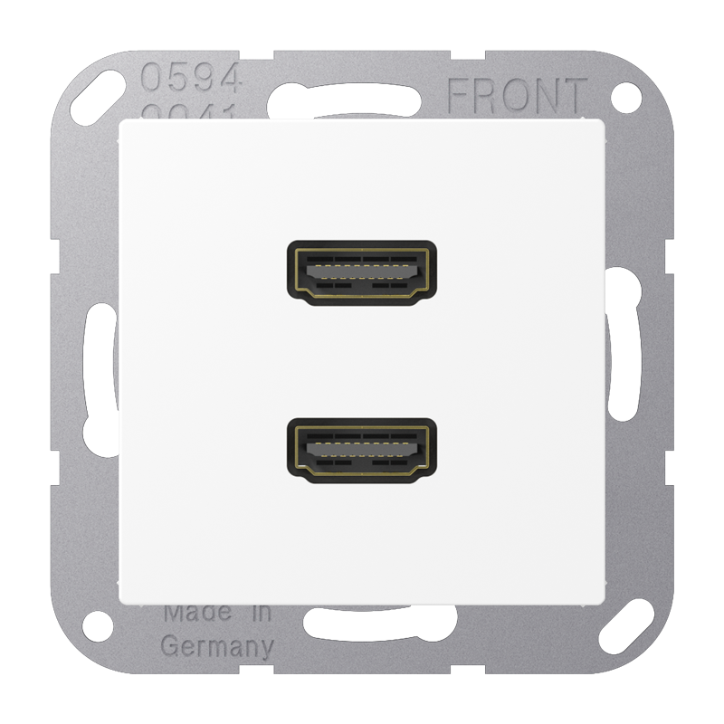 Изображение MAA1133WWM  2 x HDMI - завод JUNG