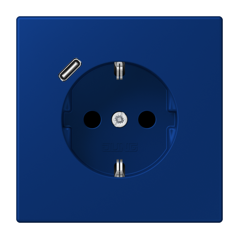 Изображение LC1520-18C261  SCHUKO® socket with USB charger - завод JUNG