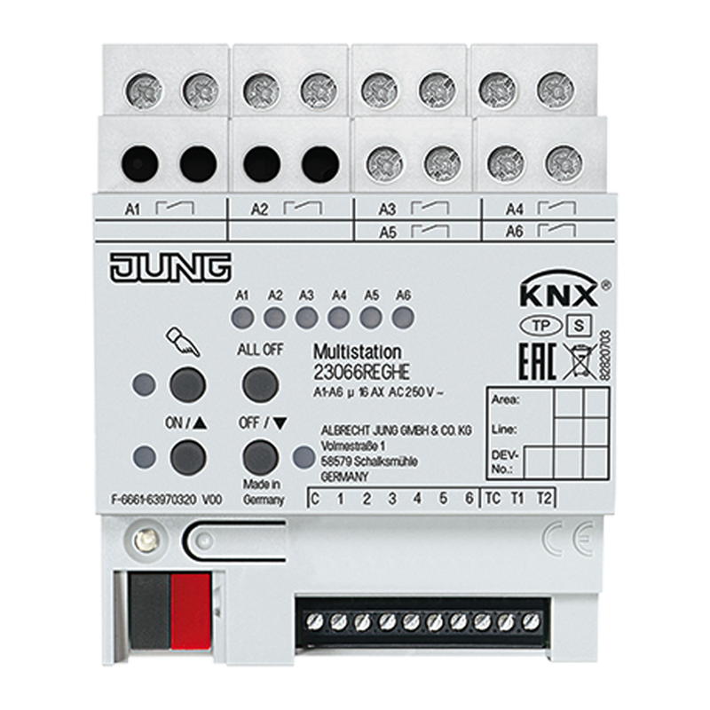 Изображение 23066REGHE  KNX мультистанция - завод JUNG