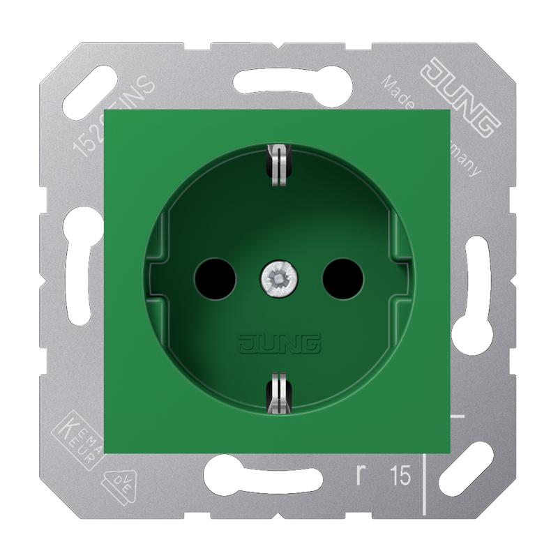 Изображение CD5121BFGN  SCHUKO®-розетка 16 A / 250 B ~ - завод JUNG