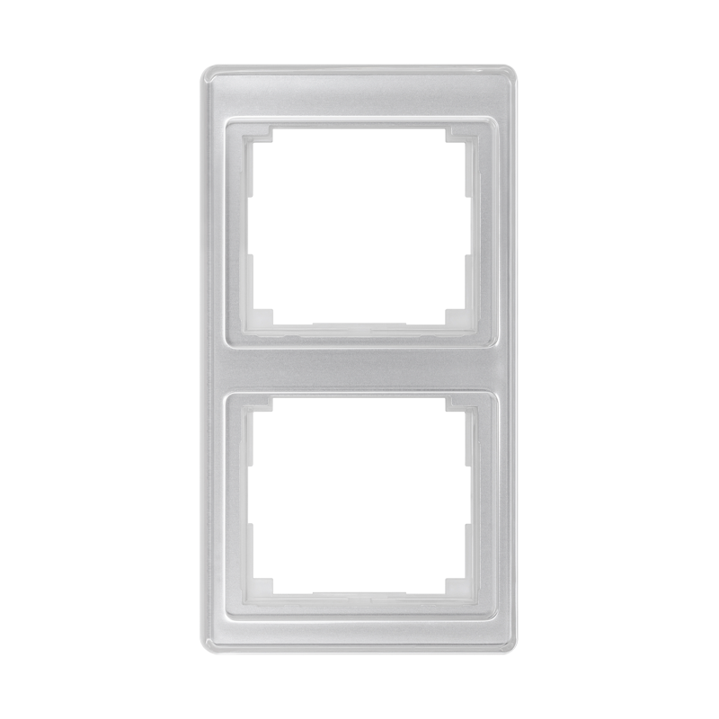 Изображение SL582SI  Рамка из прозрачного акрилового стекла, цветная подложка - завод JUNG