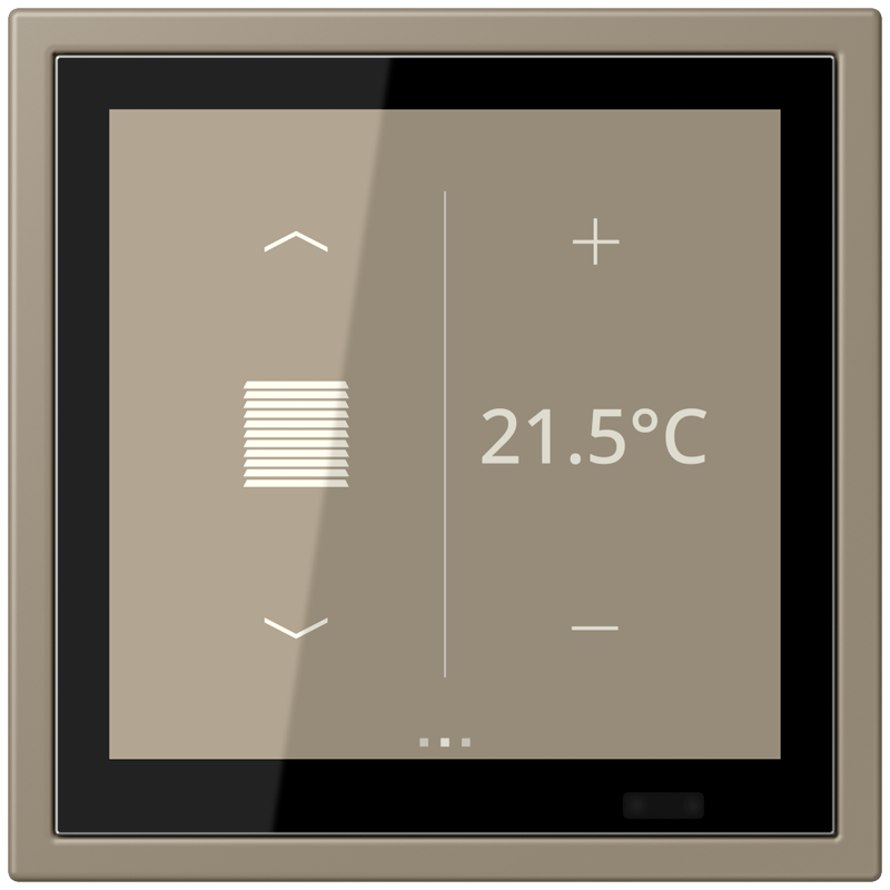 Изображение LCZ459BFD1S242  KNX комнатный контроллер LS TOUCH - завод JUNG