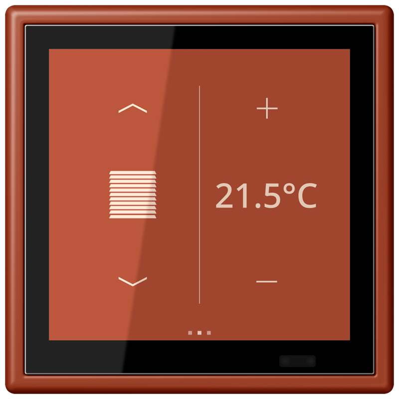 Изображение LC459D1S232  KNX комнатный контроллер LS TOUCH - завод JUNG