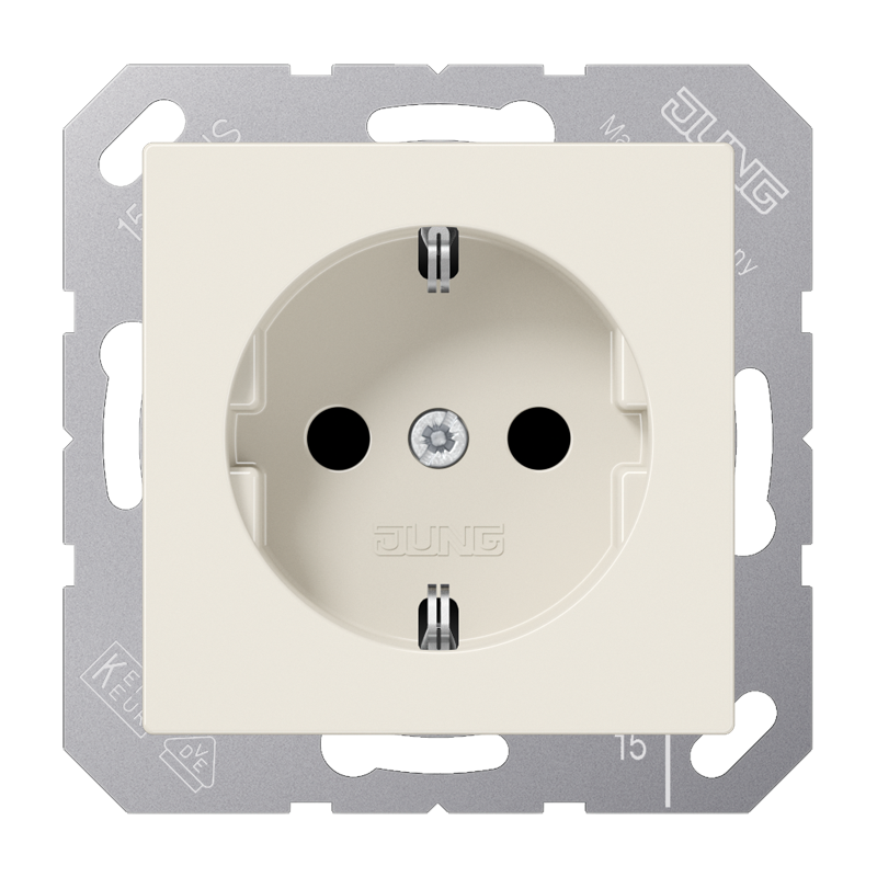 Изображение A1521KI  SCHUKO®-розетка 16 A / 250 B ~ - завод JUNG