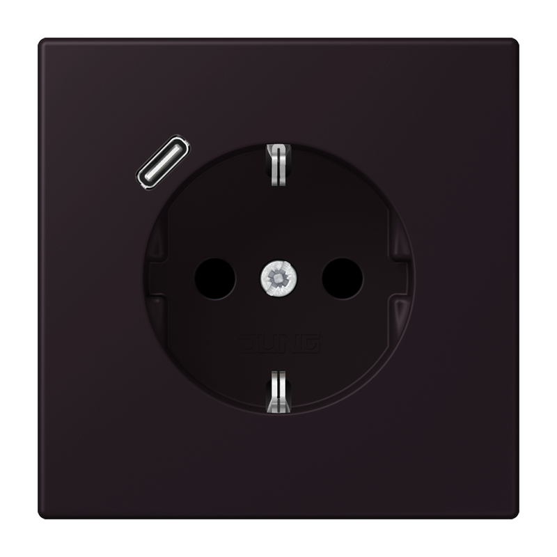 Изображение LC1520-18C248  SCHUKO® socket with USB charger - завод JUNG