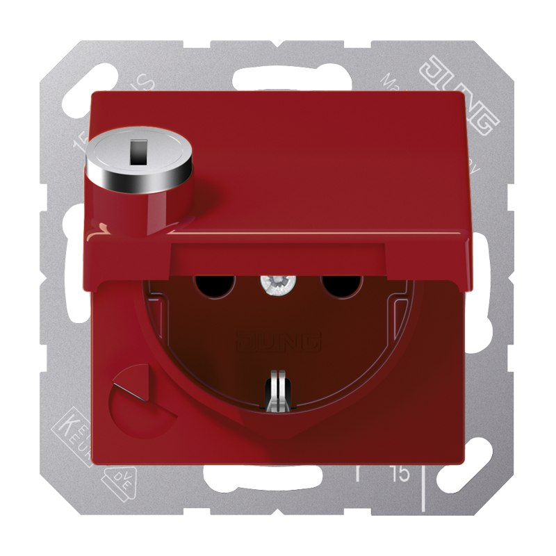 Изображение AS1520BFKLSLRT  SCHUKO®-розетка 16 A / 250 B ~ - завод JUNG