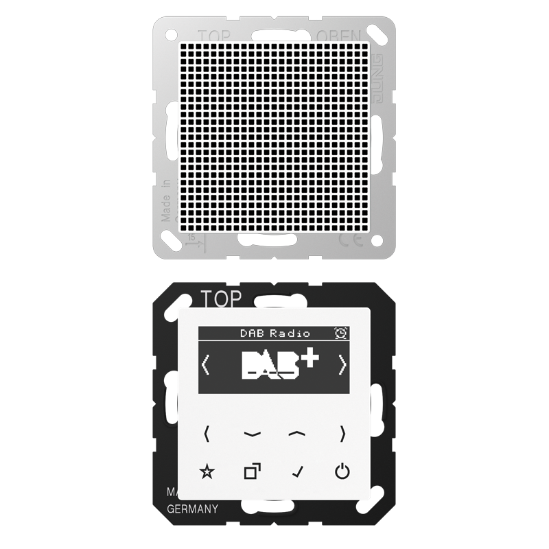 Изображение DABA1WW  Смарт радио DAB+, моно - завод JUNG