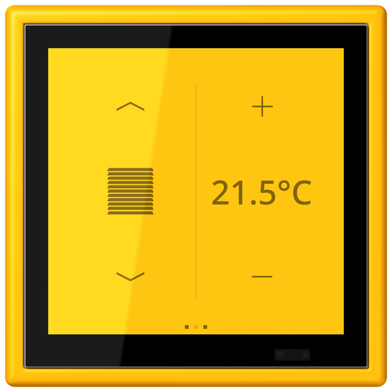 Изображение LC459D1S263  KNX комнатный контроллер LS TOUCH - завод JUNG