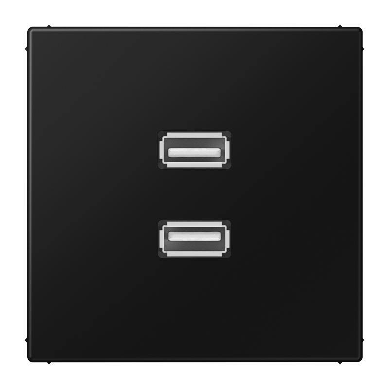 Изображение MALS1153SW  2 x USB 2.0 - завод JUNG