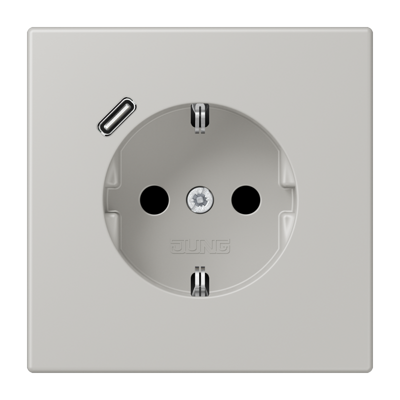 Изображение LC1520-18C205  SCHUKO® socket with USB charger - завод JUNG