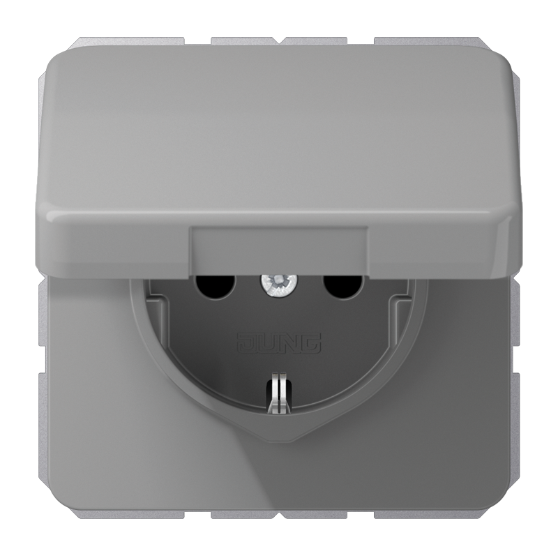 Изображение CD1520BFKIKLGR  SCHUKO®-розетка 16 A / 250 B ~ - завод JUNG