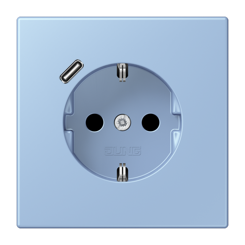Изображение LC1520-18C207  SCHUKO® socket with USB charger - завод JUNG
